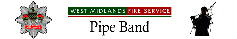 West Midlands Fire Service Pipe Band